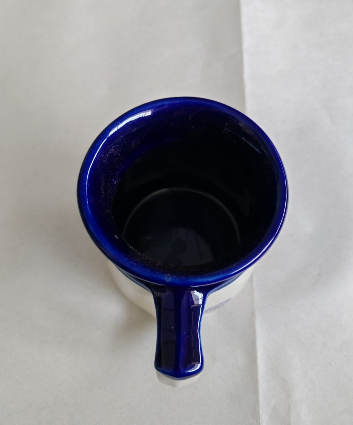Bendigo Pottery Mug 1999 Bendigo Rowing Club Centenary (Cobalt Blue)