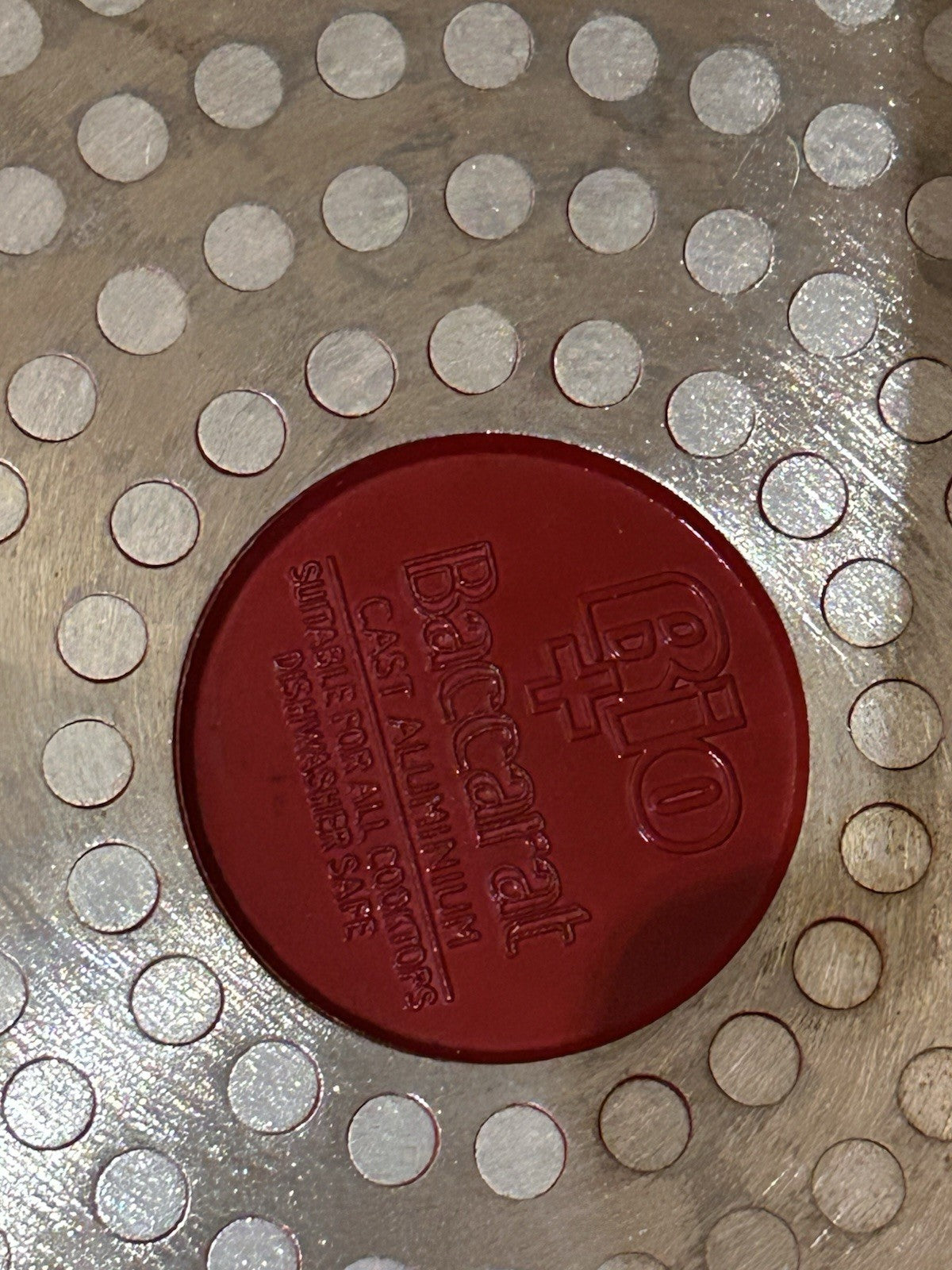 Baccarat Cast Aluminium Red Casserole w Lid & Frypan Set Non-Stick Induction