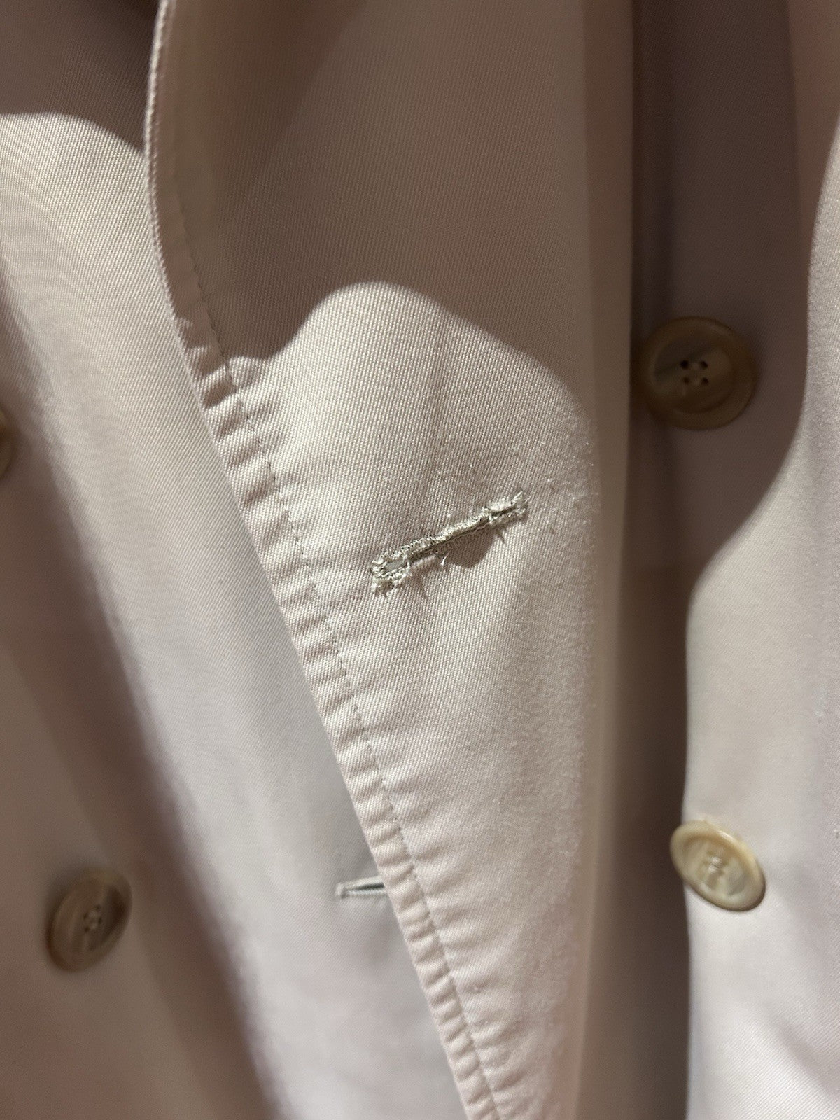 Vintage Burberrys Trench Coat Made in England Nova Check 67/33 Beige 103cm