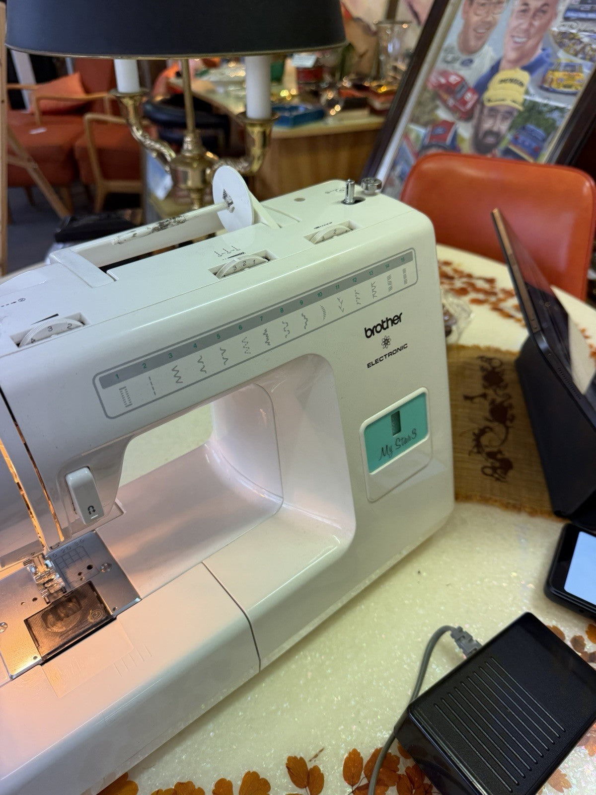Brother My Star 3 Electronic Sewing Machine N/12571 Foot Pedal Accessories
