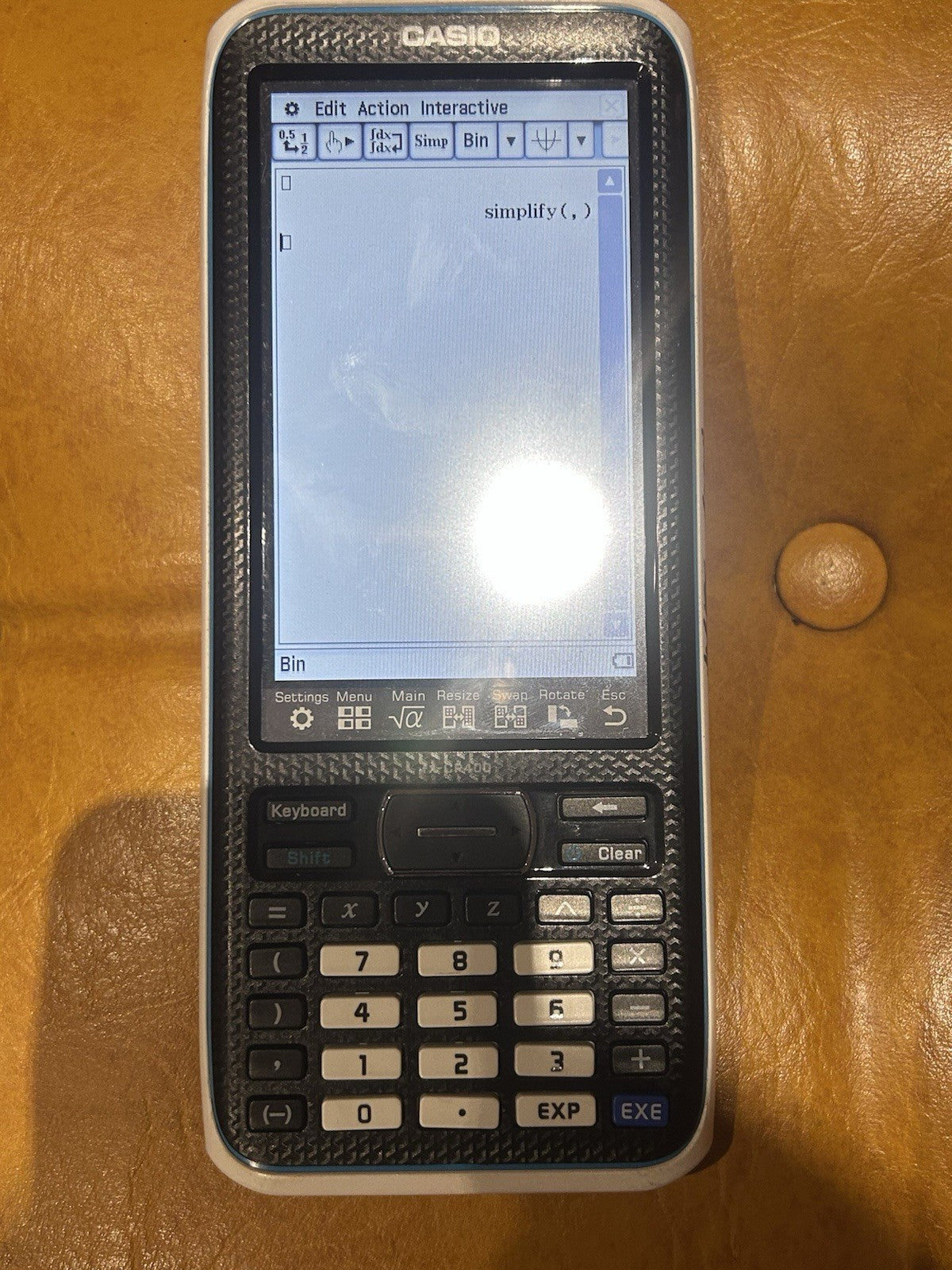Casio fx-CP400 ClassPad II Graphing Calculator Touchscreen Stylus + Cover Works