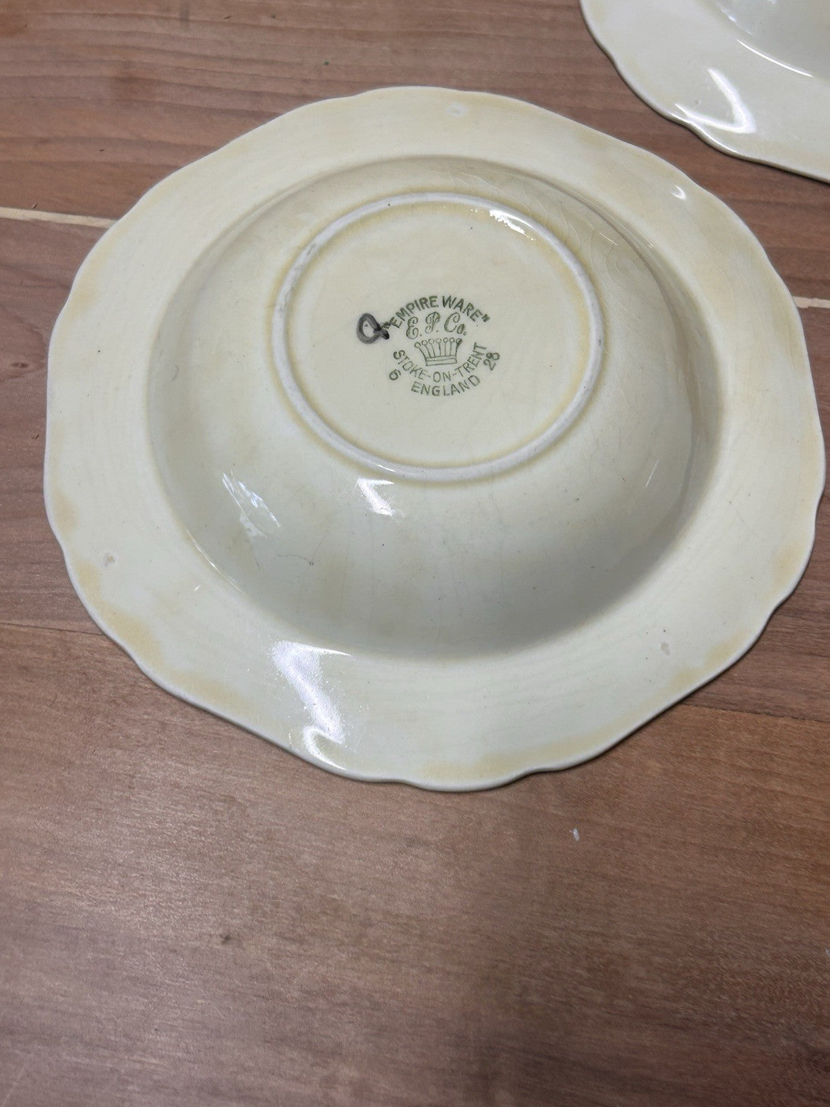 Empire Ware Dickens Days Bowl Set x6 Stagecoach Scene Vintage England