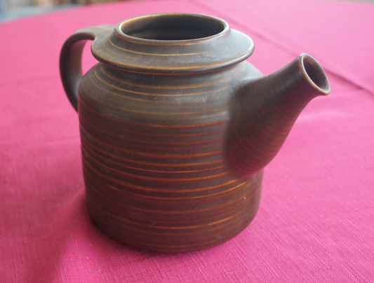 Vintage Arabia Finland Ruska Coffee Pot Jug – 1971 Scandinavian Stoneware
