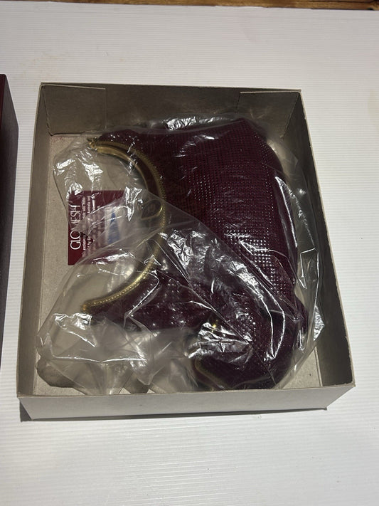 Vintage Glomesh Bag & Purse Set 1984 David Jones Unused w/ Box & Tags Australia