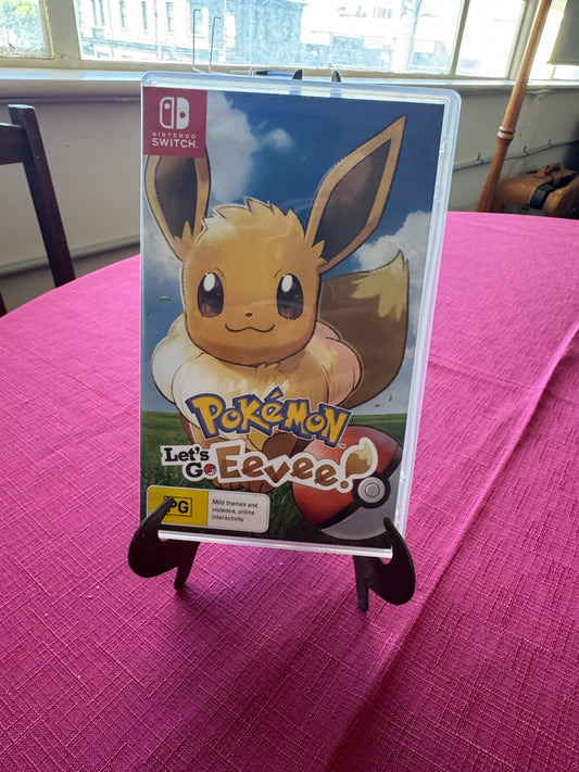 Pokémon Let’s Go Eevee Nintendo Switch – Complete w Case & Game Card | 2018