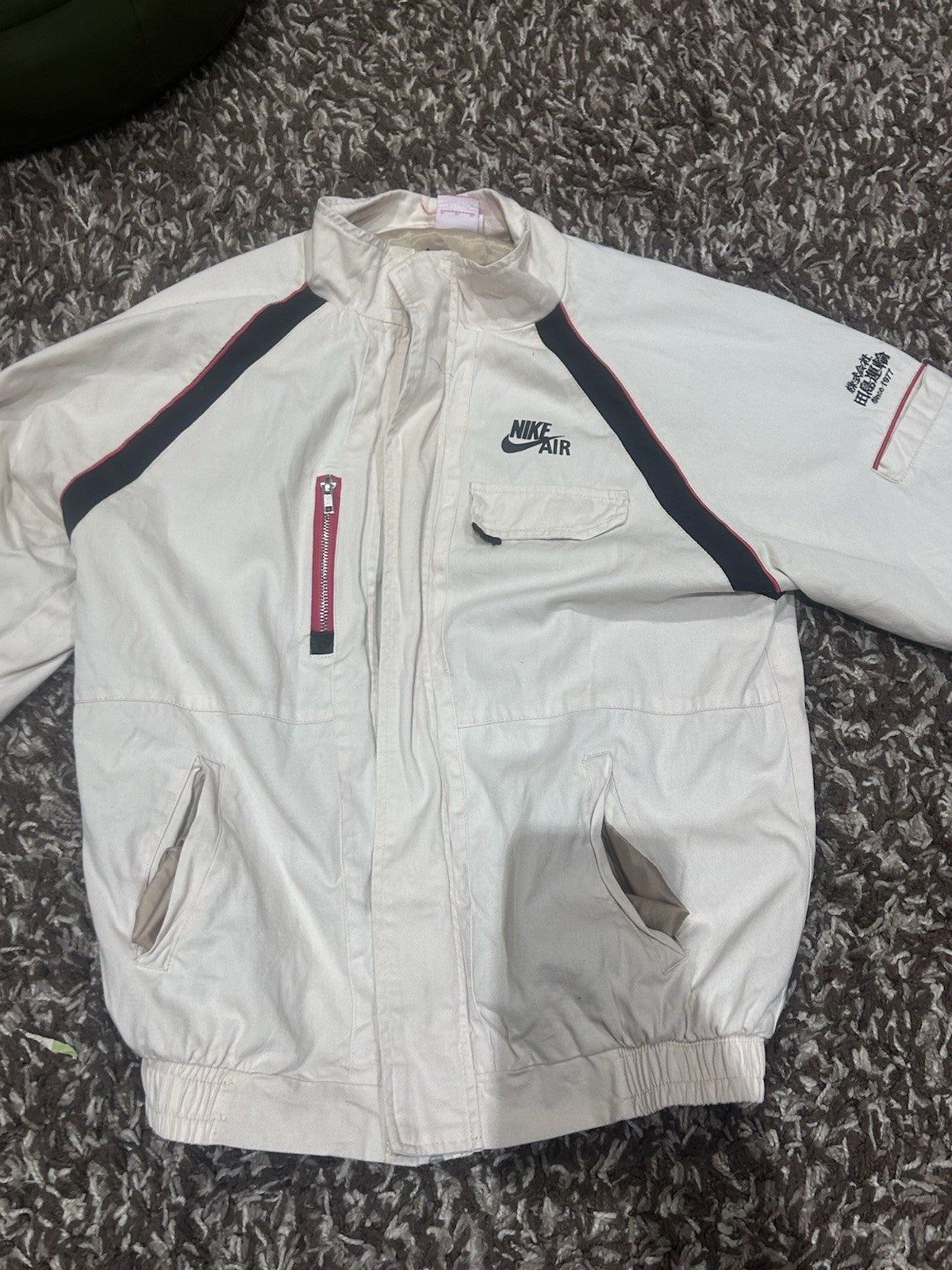 Vintage Nike Air Jacket XL (Smaller size M/L) 90s Y2K Windbreaker YKK Zip  Rare
