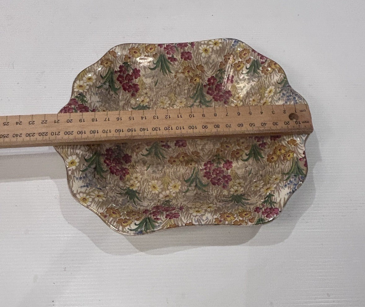 Grimwades Royal Winton Marguerite Dish c1930s England Chintzware 21cm