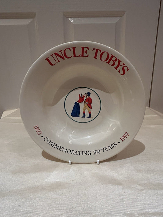 Uncle Tobys 1892–1992 Centenary Porridge Bowl Plate Ltd Ed 1018 Australia