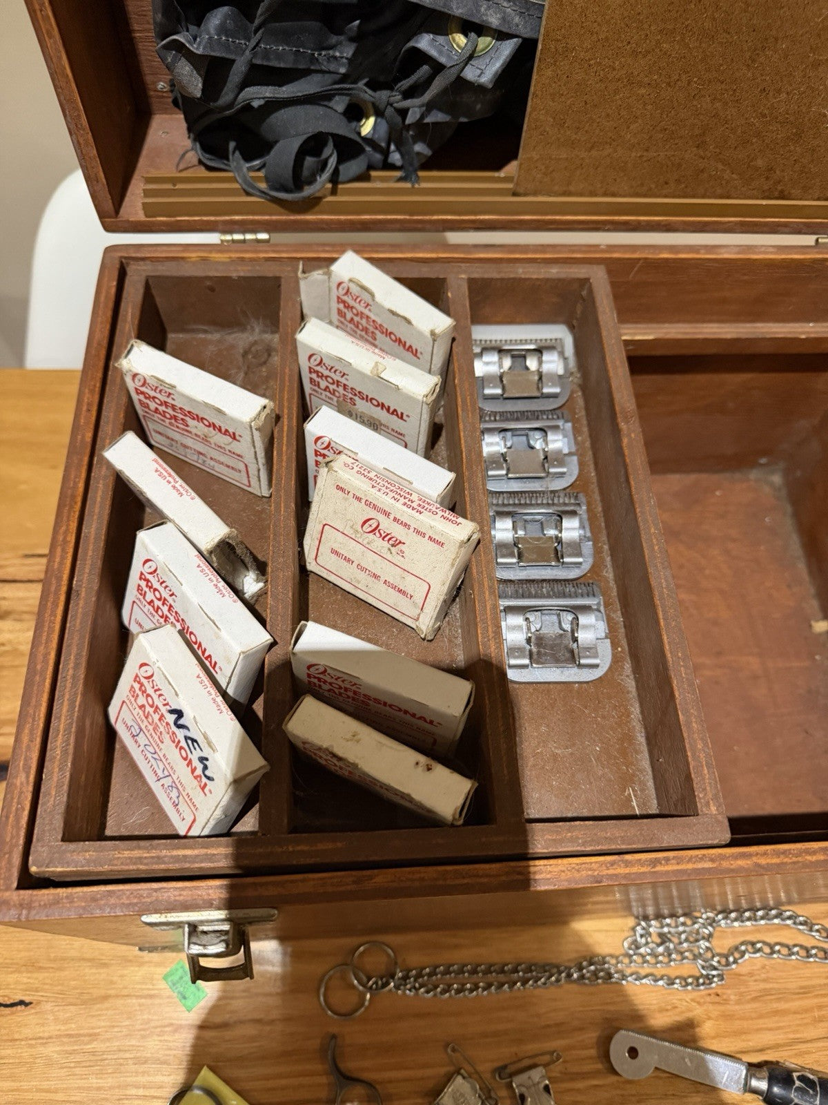 Vintage Oster A5 Dog Grooming Kit 2 Clippers 14 Blades Solingen Shears Case