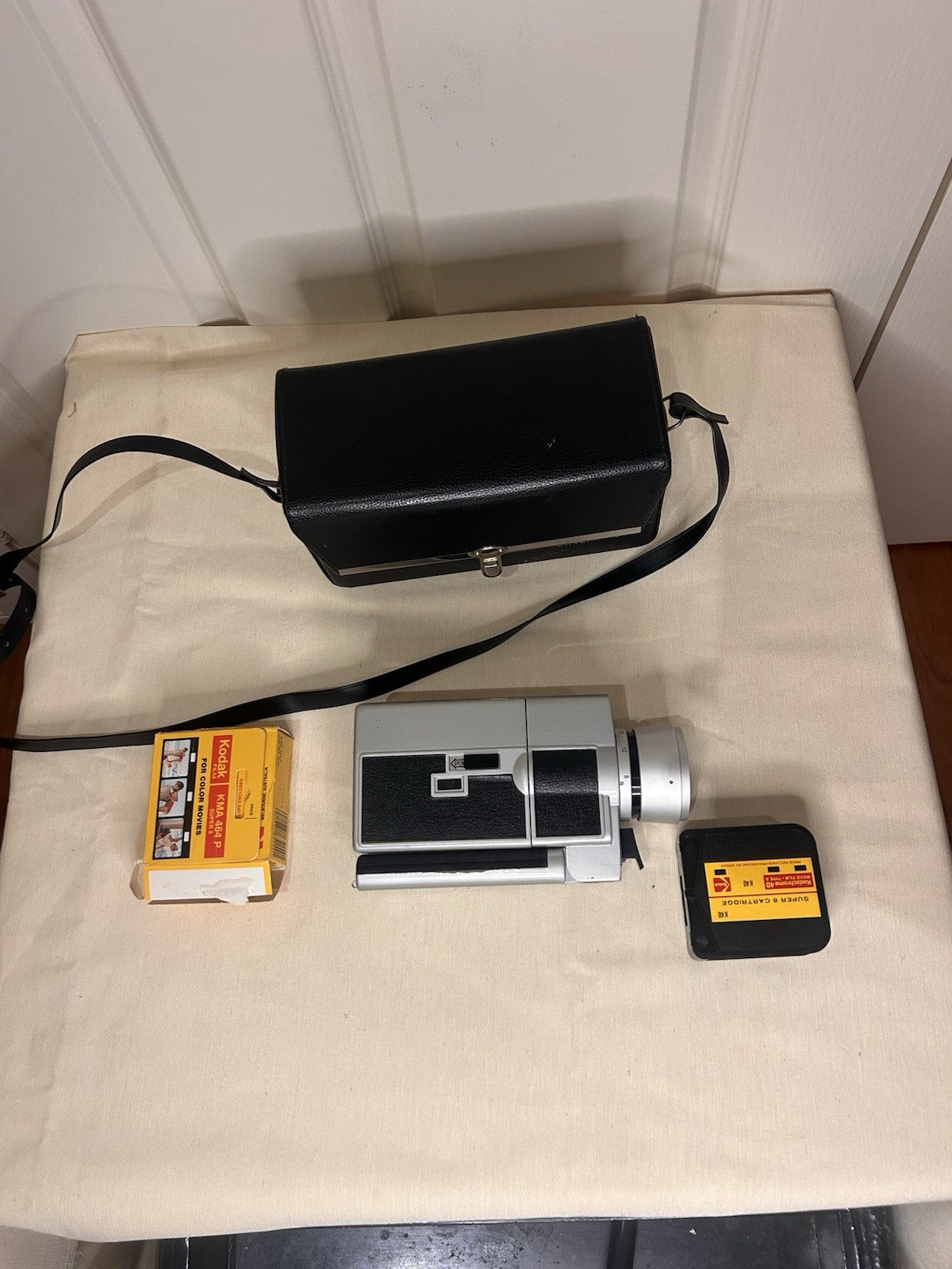 NC-600 Super 8 Movie Camera w/ Case & Kodak Film