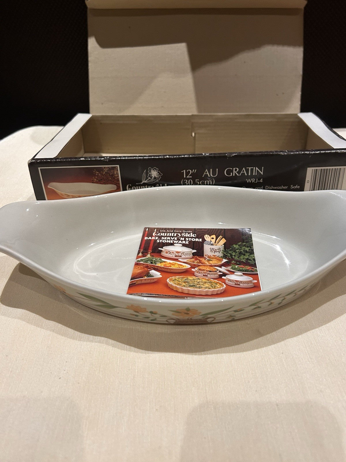 Vintage Countryside Stoneware Collection Baking Dishes – Japan – Boxed (1985)
