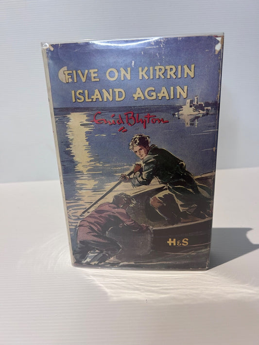 Five on Kirrin Island Again Enid Blyton 1954 8th Imp HC DJ H&S Famous Five