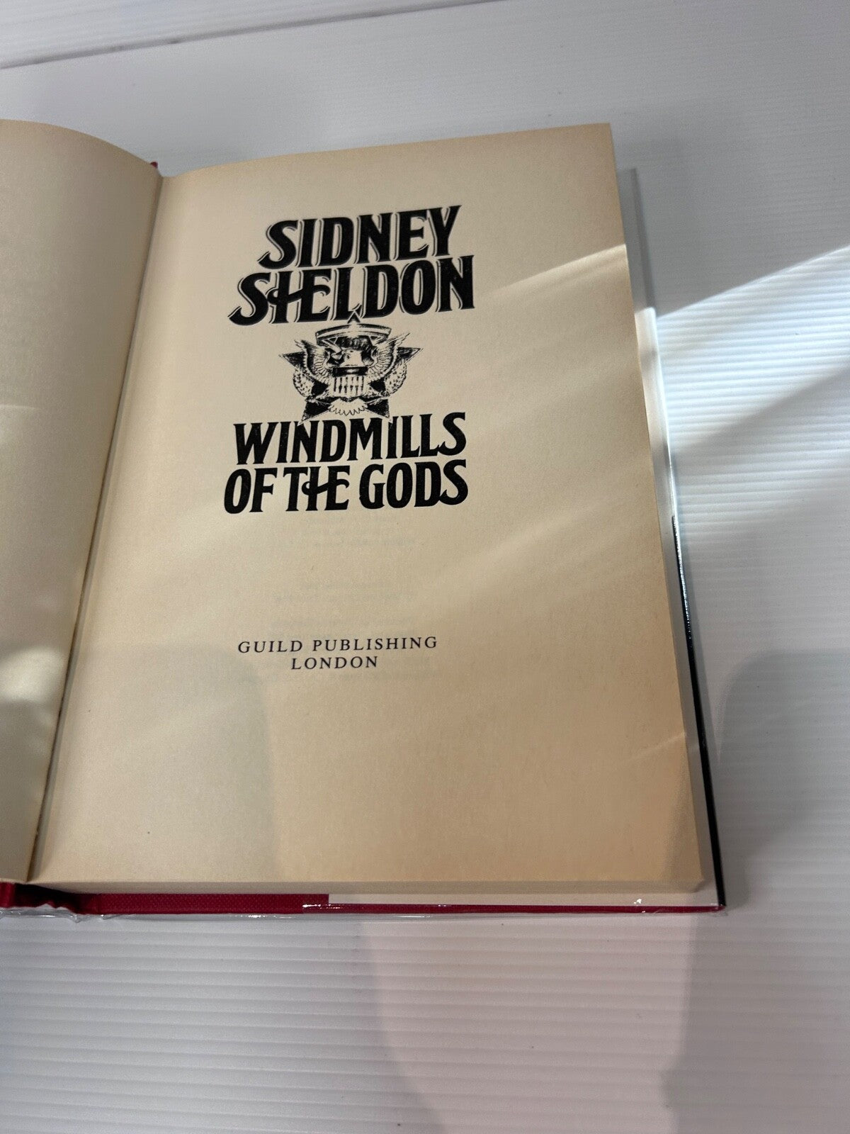 Sidney Sheldon Windmills of the Gods 1987 HC DJ Guild UK Thriller Novel