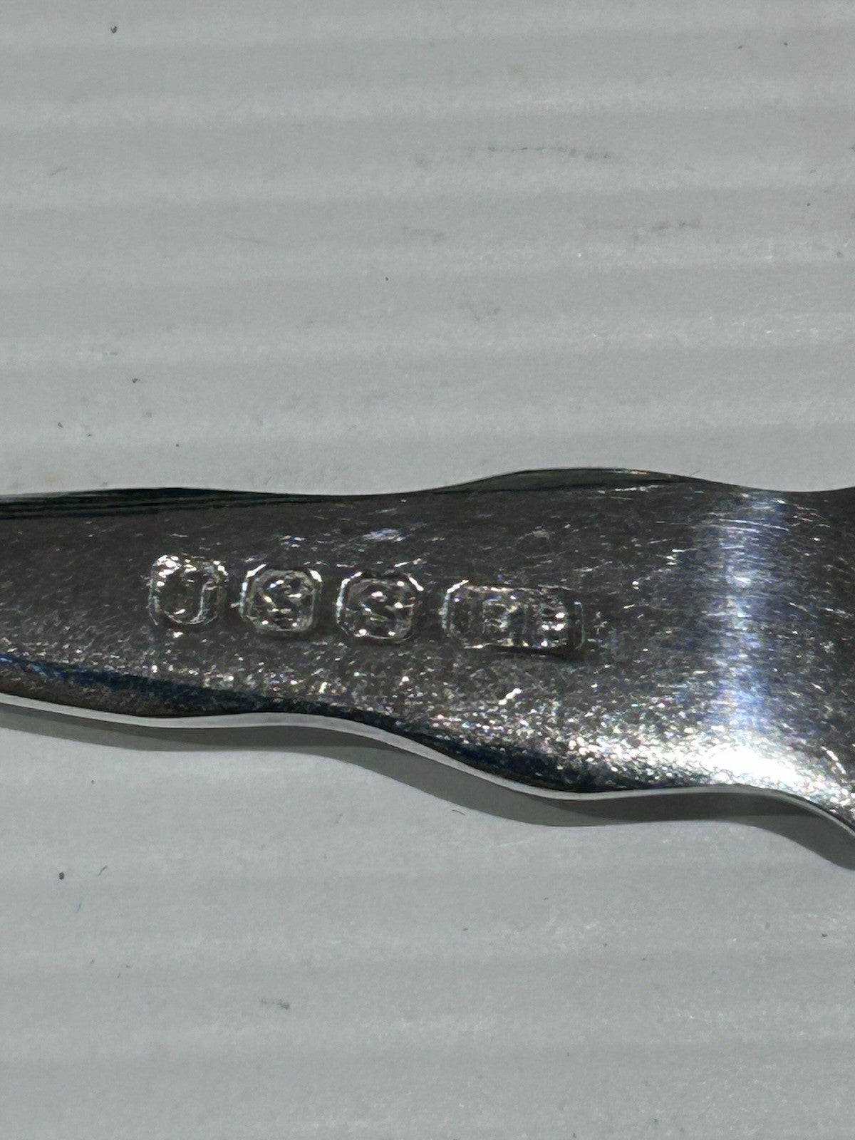 Slack & Barlow Sheffield 12 Silver Plate Teaspoons Boxed Set England Vintage