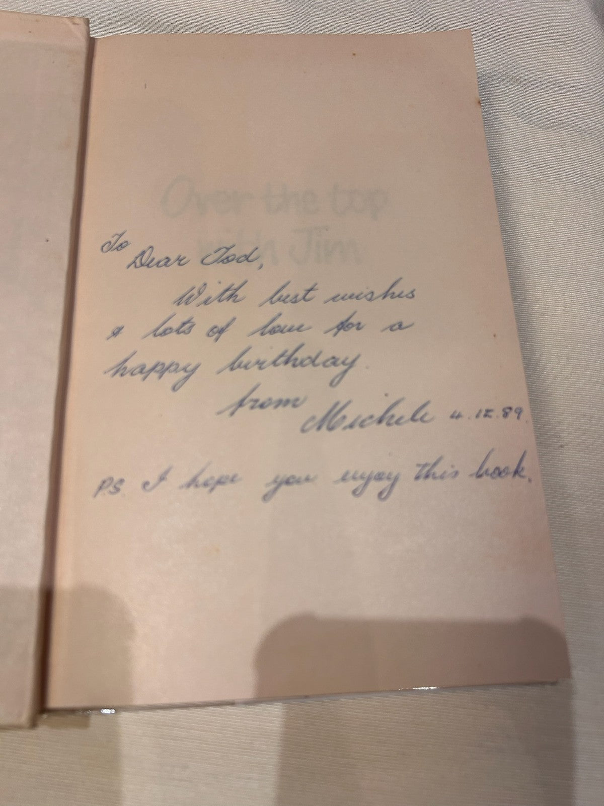 Over the Top with Jim – Hugh Lunn | Vintage Hardcover 1st Edition