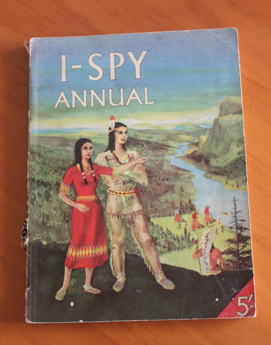 I-SPY Annual.  c.1953 – First Ed. with Complete Cut-Out Nativity Scene