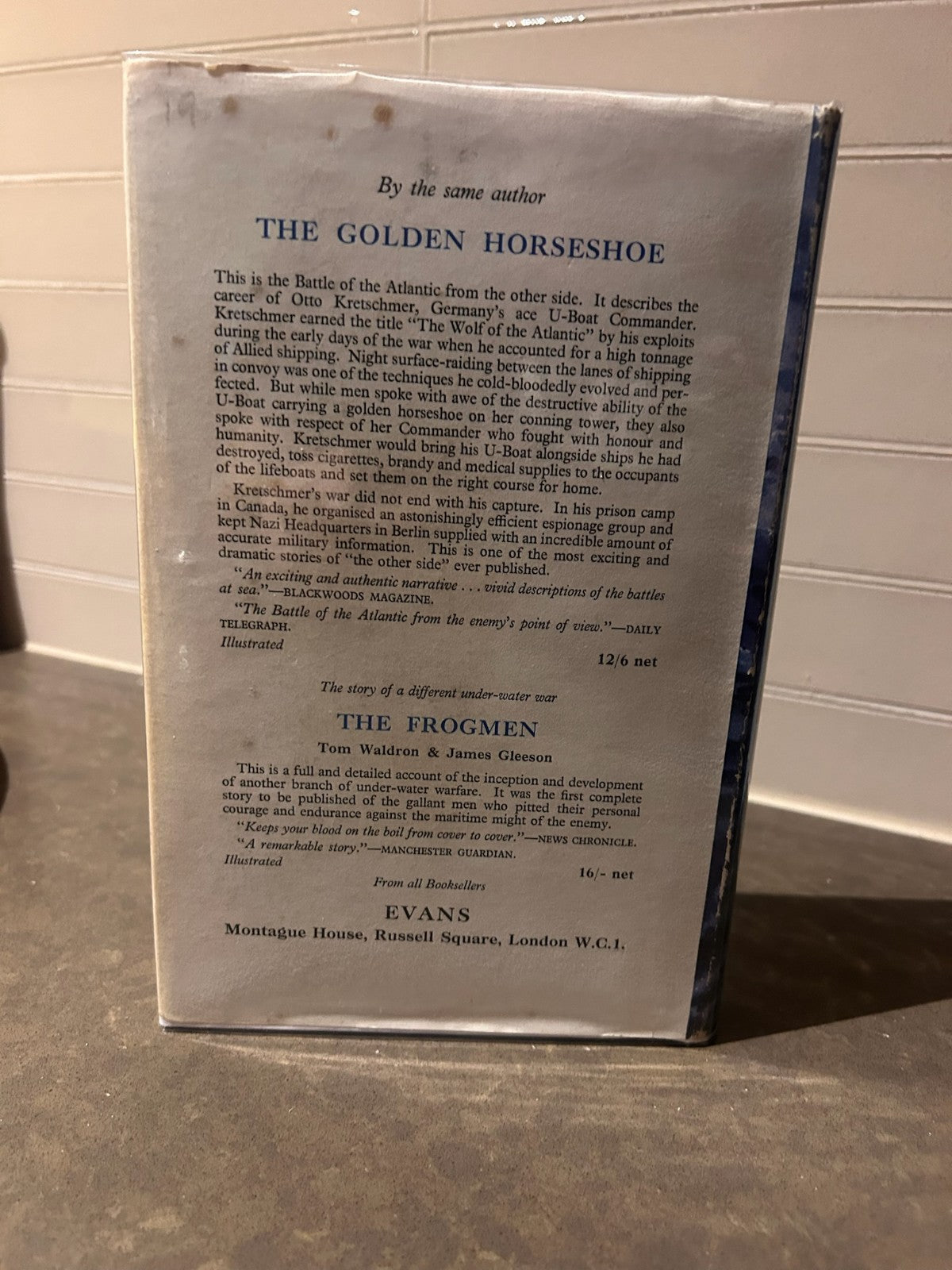 Walker R.N. – Terence Robertson | 1956 First Edition Hardcover