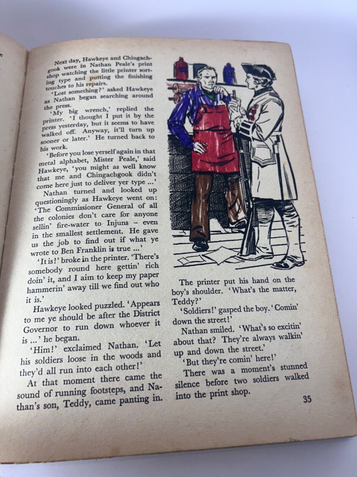 Hawkeye and the Last of the Mohicans Annual No 1 by Michael Holt-Hardback 1958