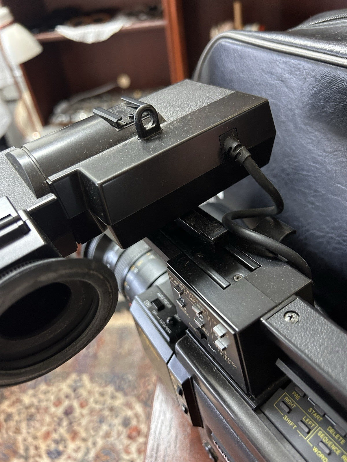 Vintage National Saticon VHS Video Camera WV-P200N + Original Bag