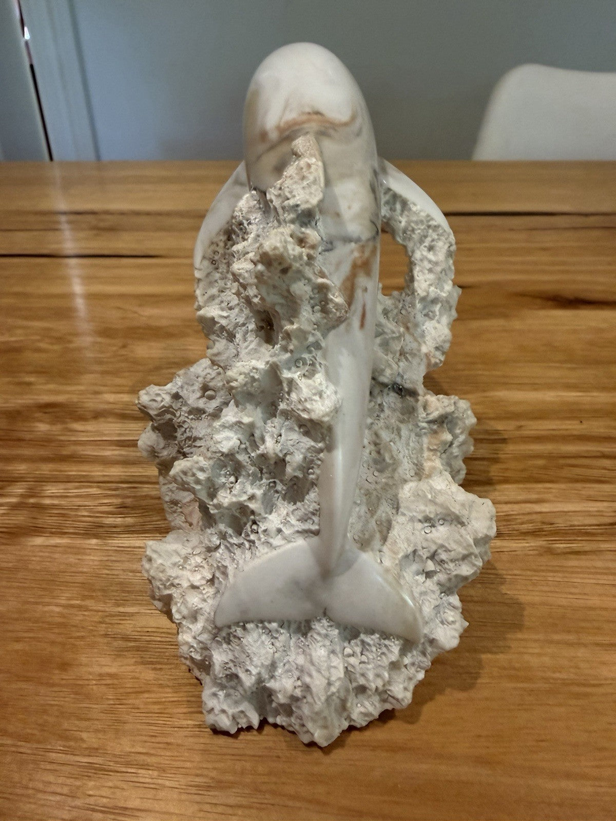 Foot Artworks Dolphin Coral Reef Sculpture 98/100 Australian Marine Art