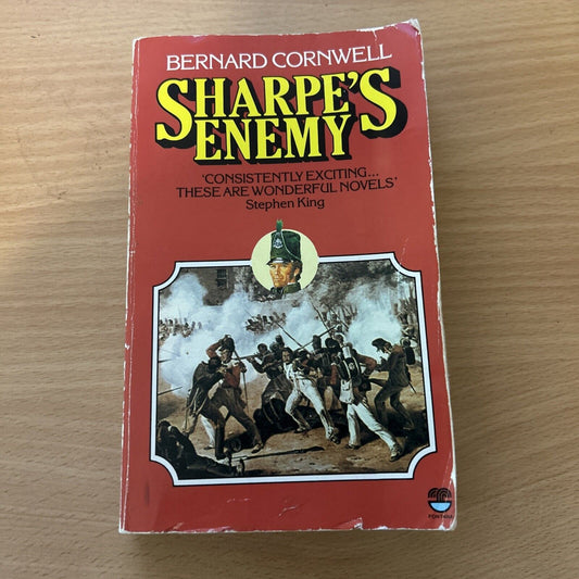 Sharpe's Enemy, Bernard Cornwell (1985) Vintage Book Novel - Historical Fiction