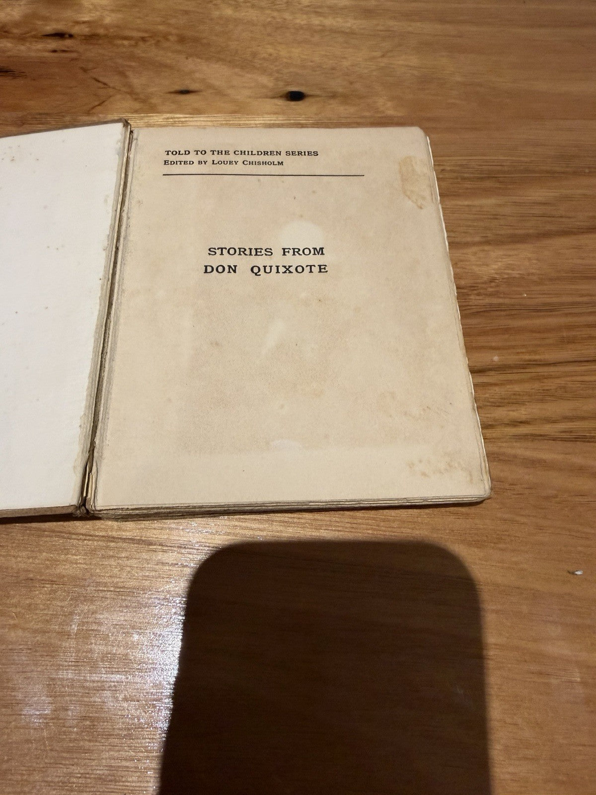 Stories From Don Quixote John Lang c1910 Antique Illustrated Childrens Book