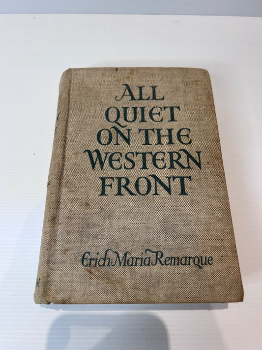 All Quiet on the Western Front Erich Remarque 1929 UK Ed Putnam HB WWI Novel
