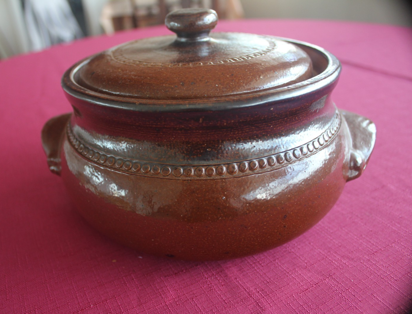Vintage Bendigo Pottery Lidded Casserole – Australian Stoneware