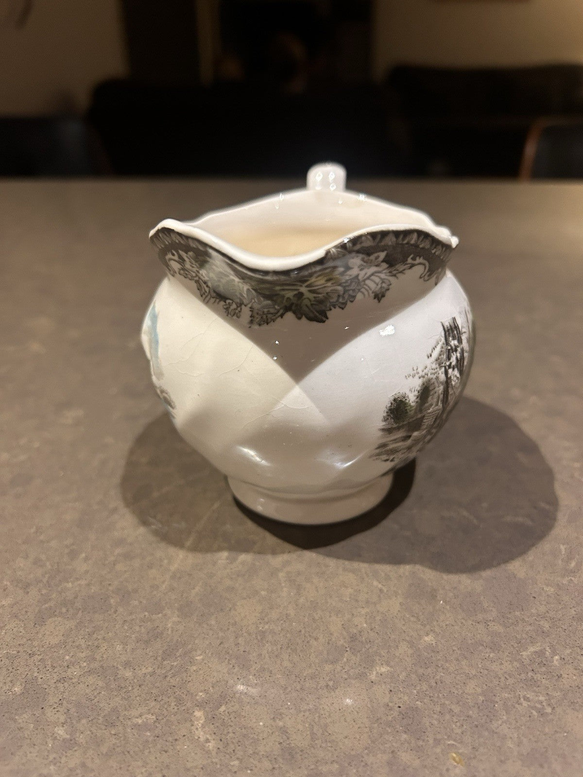 Johnson Bros Friendly Village Old Mill Cream Jug Made in England Vintage