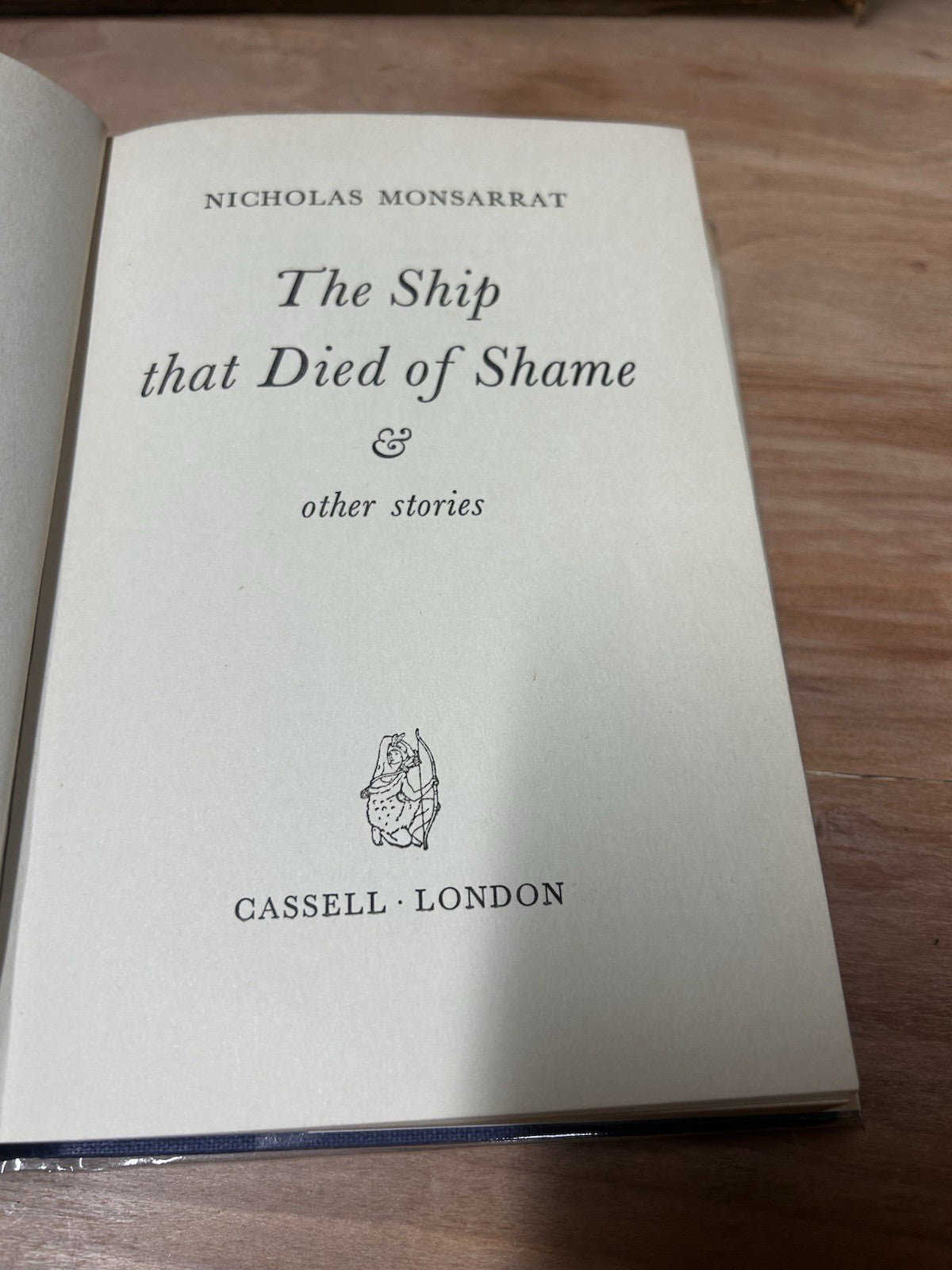 Nicholas Monsarrat The Ship That Died of Shame 1959 1st Ed HC DJ Cassell