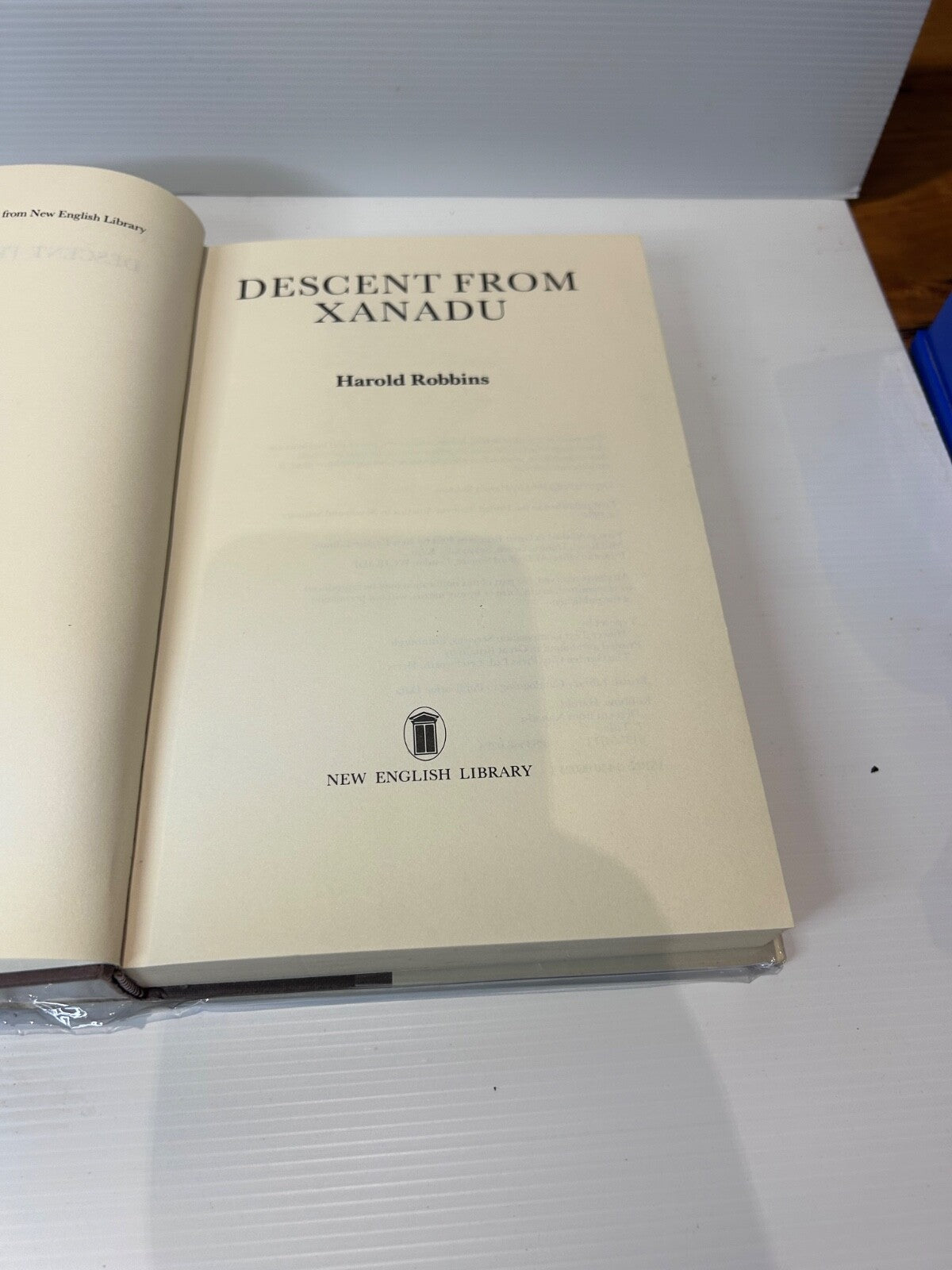 Harold Robbins Descent from Xanadu 1984 1st UK Ed HC DJ NEL Novel 297pp
