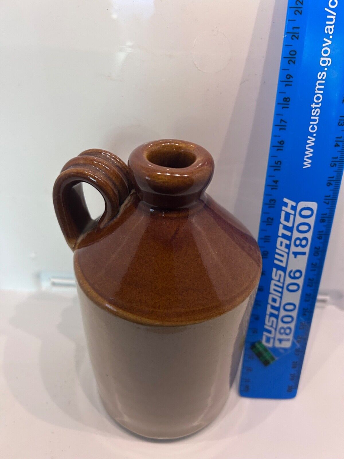 Pearsons Of Chesterfield 1810 England Vintage Scalloped Handled Two Tone Flagon