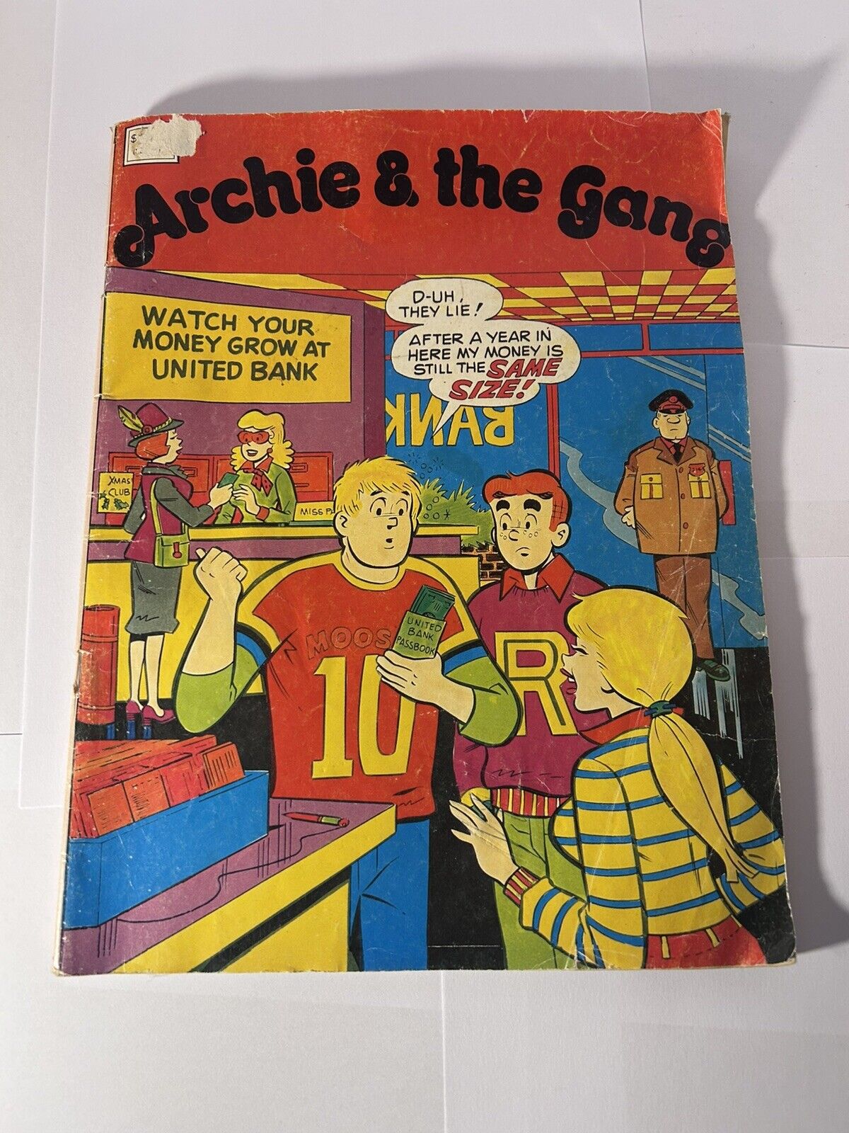 Vintage Australian Yaffa Comic Archie & The Gang Large Comic
