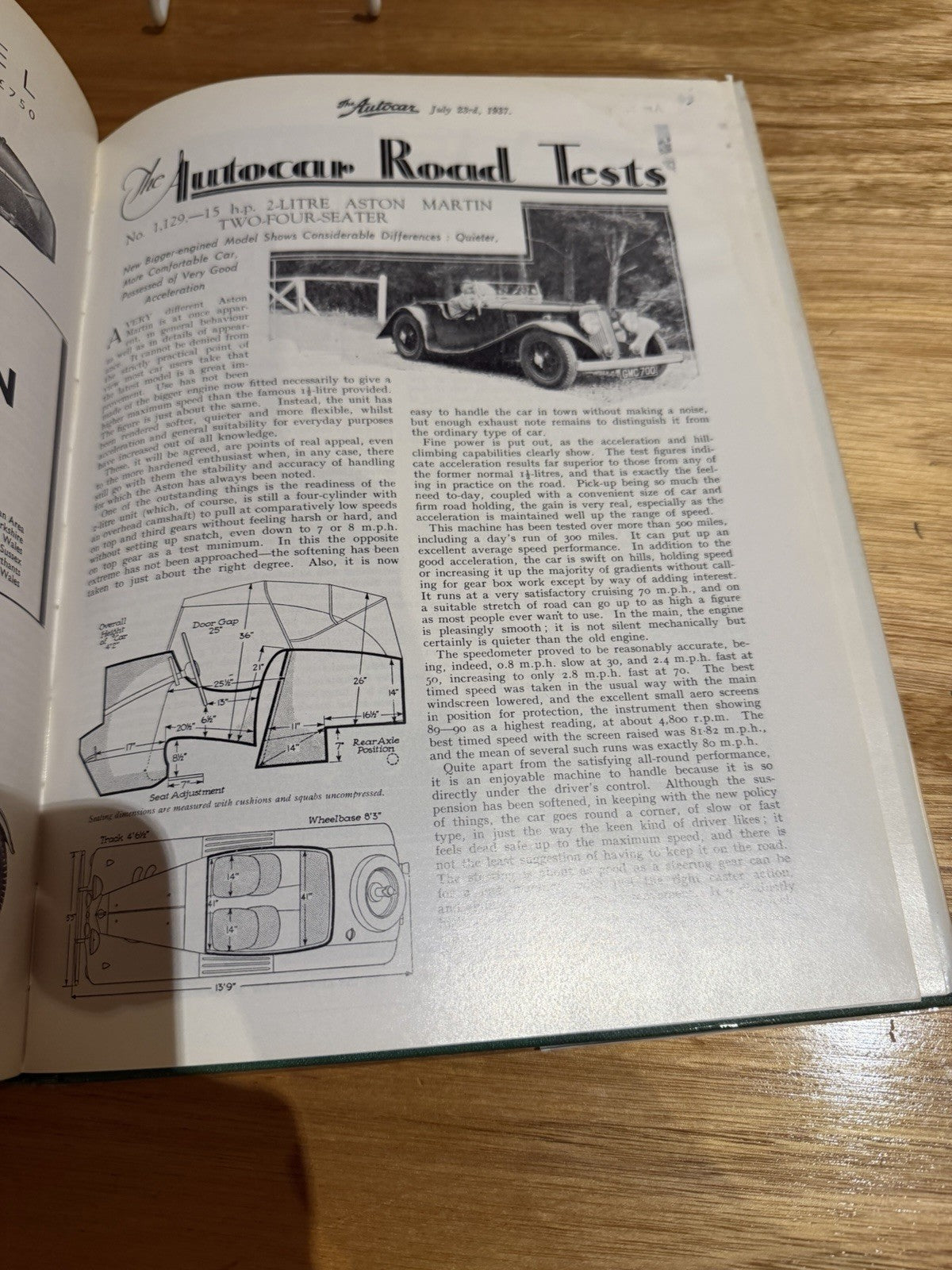 Aston Martin Contemporary Road Tests 1921-1942 Ltd Ed #909/1000 HC AMF Book