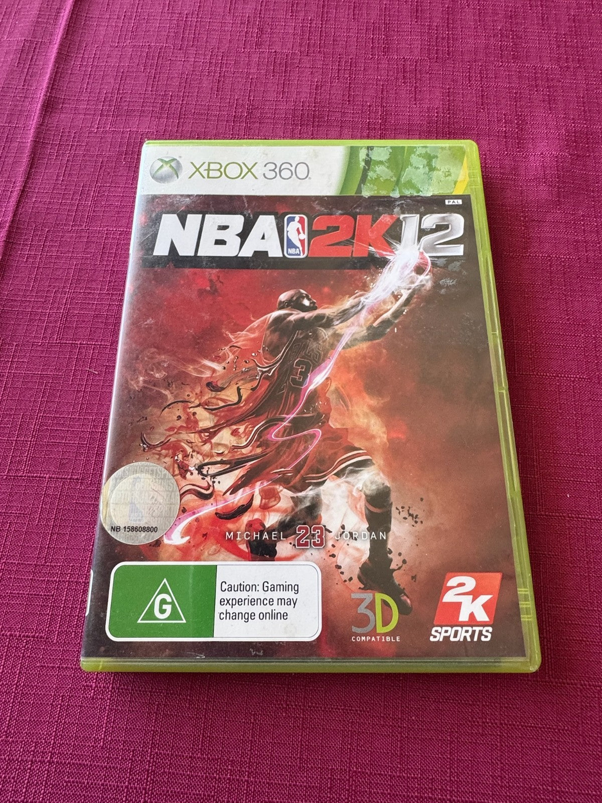 NBA 2K12 Xbox 360 PAL – Michael Jordan Cover – Complete w/ Manual – 2011