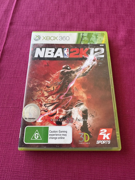 NBA 2K12 Xbox 360 PAL – Michael Jordan Cover – Complete w/ Manual – 2011