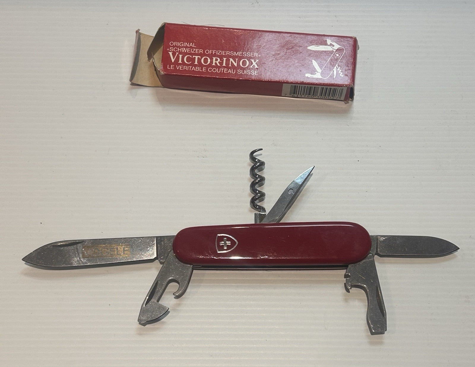 Victorinox Swiss Army Knife 86mm Old Shield Vögele Promo w/ Box Rare