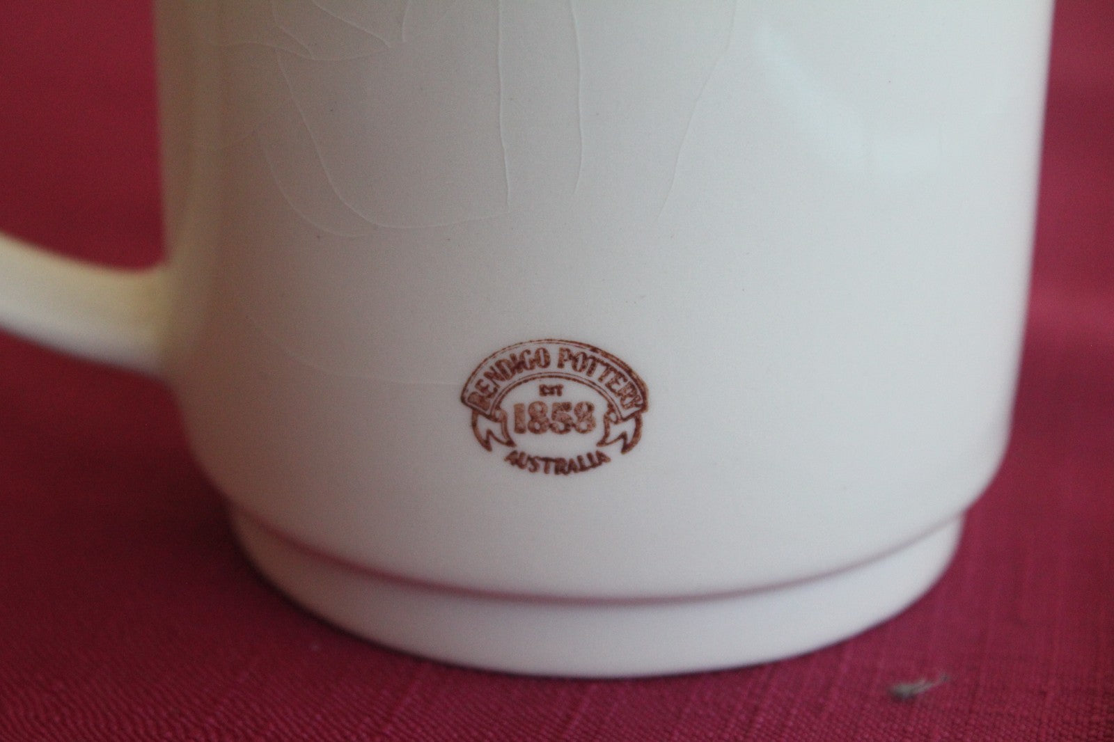 Vintage Bendigo Pottery 1858 Australia | Heritage Classic White Dinner Set