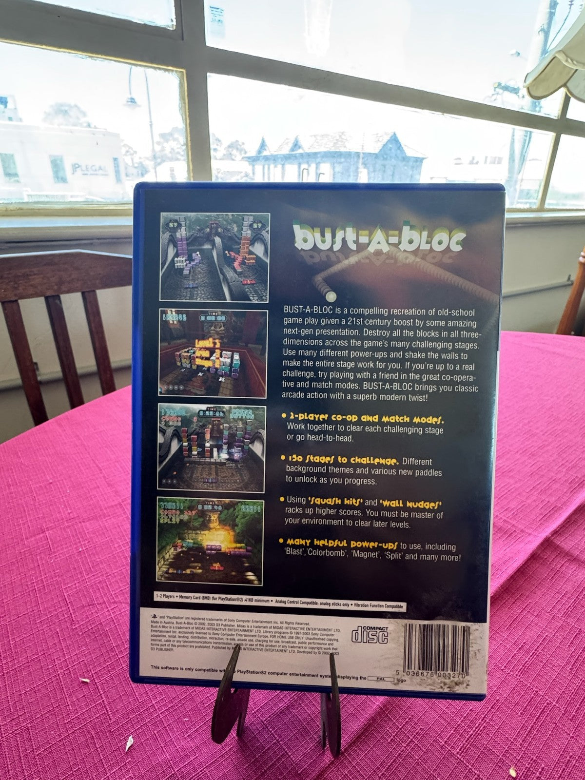 Bust-A-Bloc PS2 PAL Complete – Classic Puzzle Game w Case & Disc | 2002