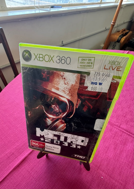 Metro 2033 Xbox 360 PAL – Complete w Manual & Disc | 2010