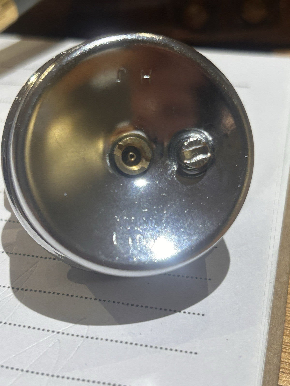 Vintage Koei Unicon Japan Glass Table Lighter Retro Desk Lighter - UNTESTED