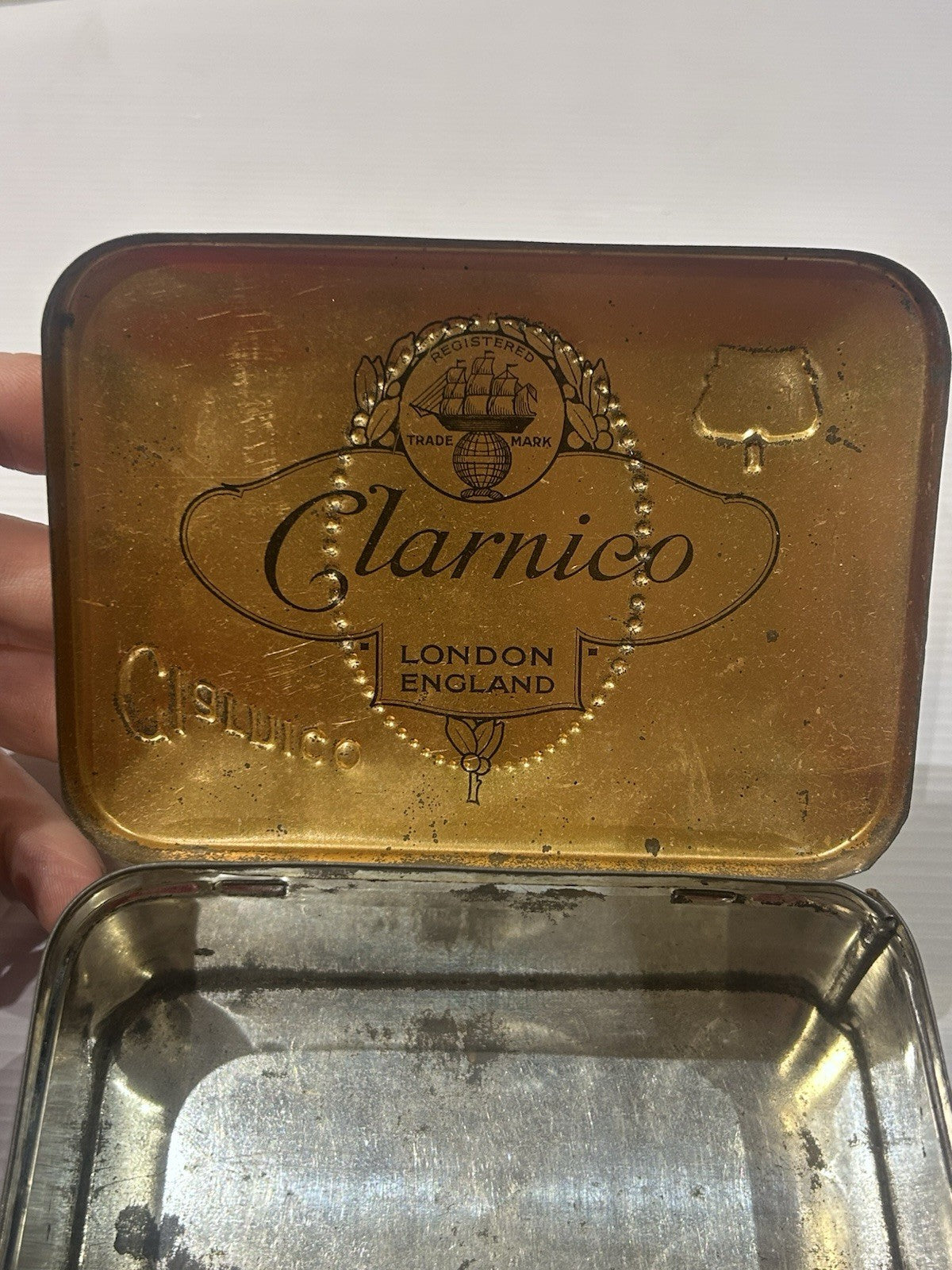 Vintage Clarnico Tin c.1910s – Caramels Marzipan Chocolates London England