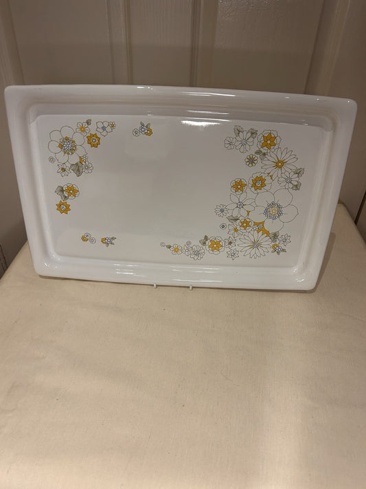 Corning Ware FB-35 Hostess Serving Platter 41cm Meadow Floral Australia