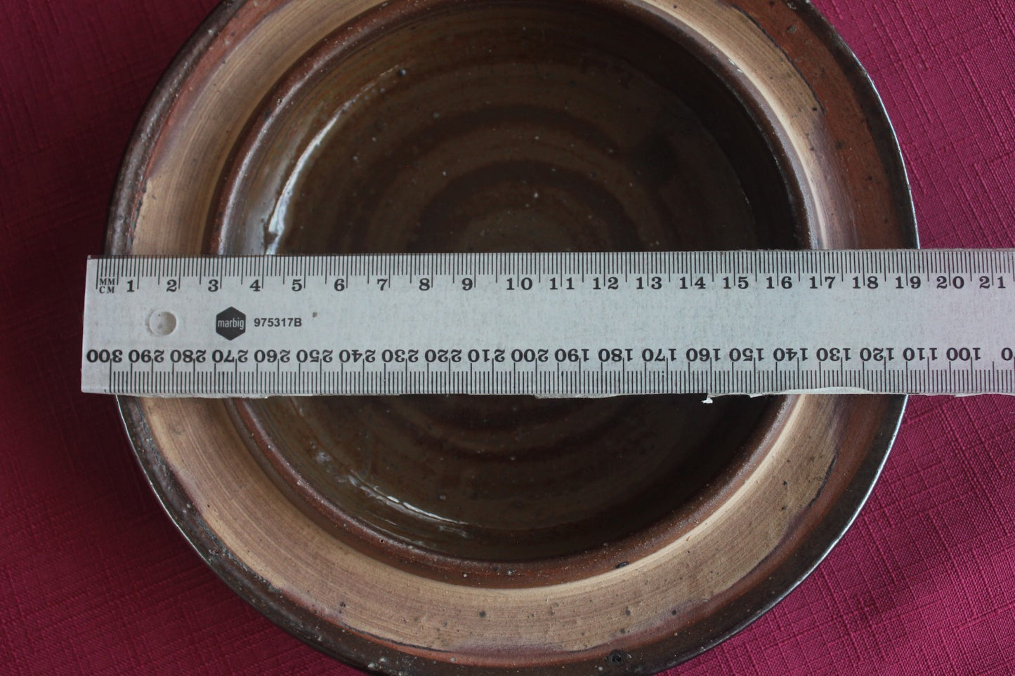 Vintage Australian Hand Made Stoneware - Lidded Bowl Bendigo pottery