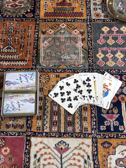 Vintage Rathdowne Club Playing Cards Twin Deck Set – Ducks in Flight – Hudson