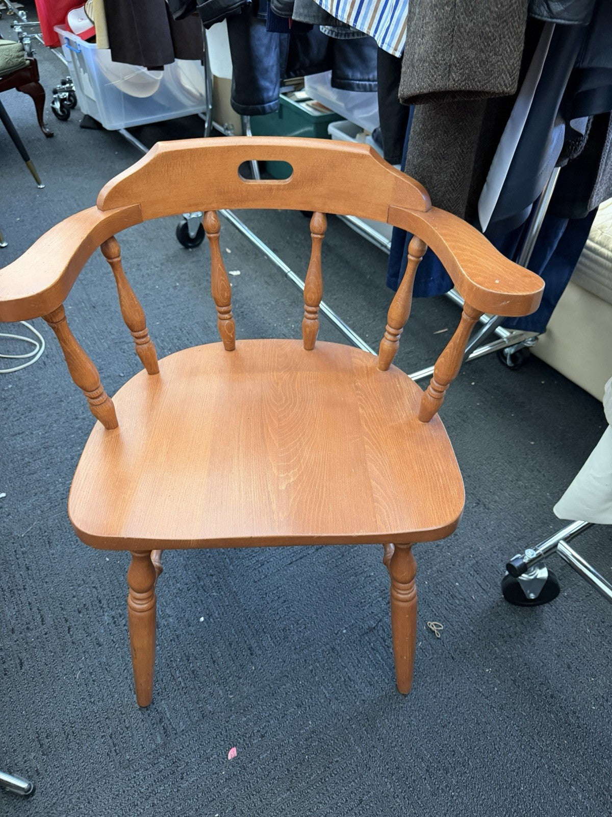 Vintage 1970s Japanese Windsor Captains Chair GJ Coles & Coy Ltd Imported