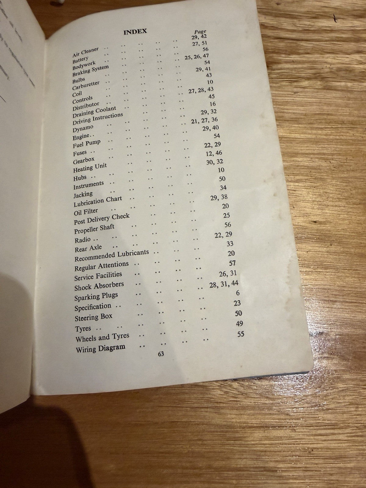 1959 Austin A40 Driver’s Handbook Original 97H 1650B BMC Car Manual