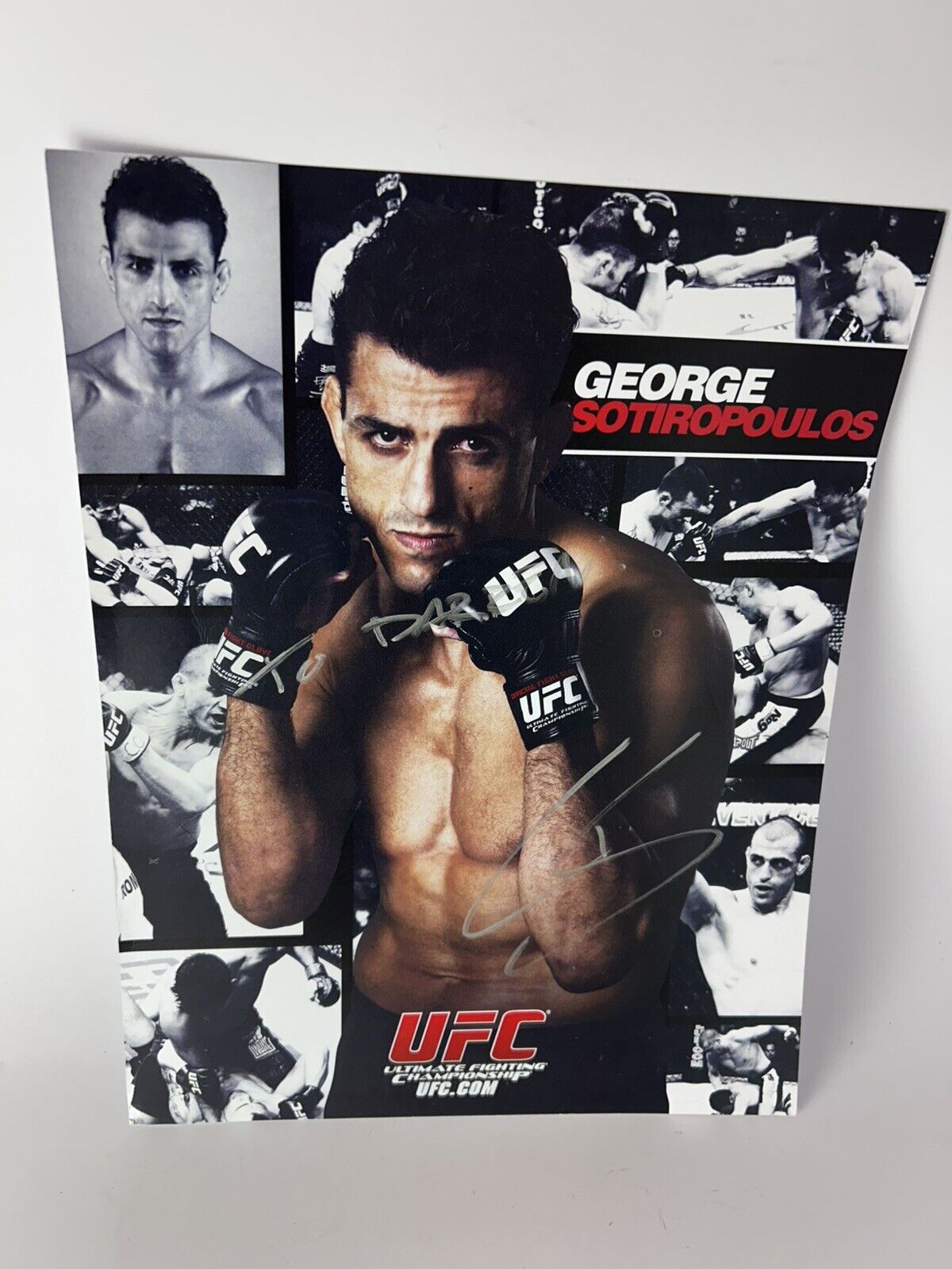 Jon Fitch, BJ Penn,  Kyle Nike, George Sotropoulos Signed 8x10 Photo UFC MMA