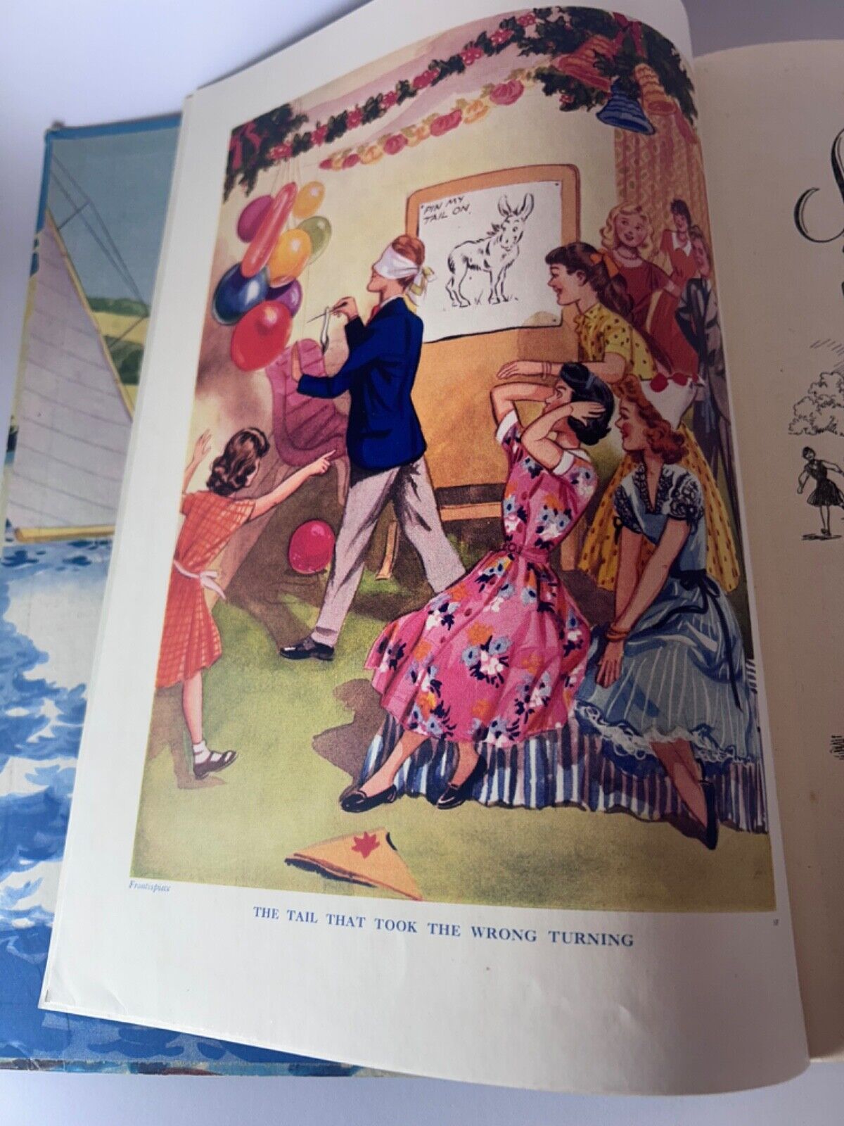2 x School Friend Annuals 1958 & 1960 Hardcover Book Vintage