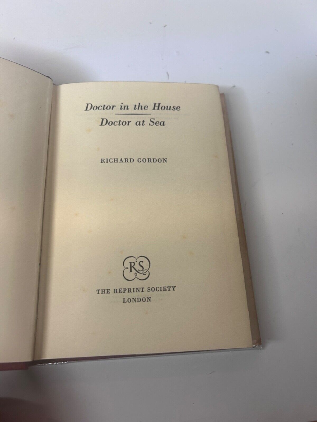 Doctor In The House And At Sea Richard Gordon Hardcover 1955 Reprint Society